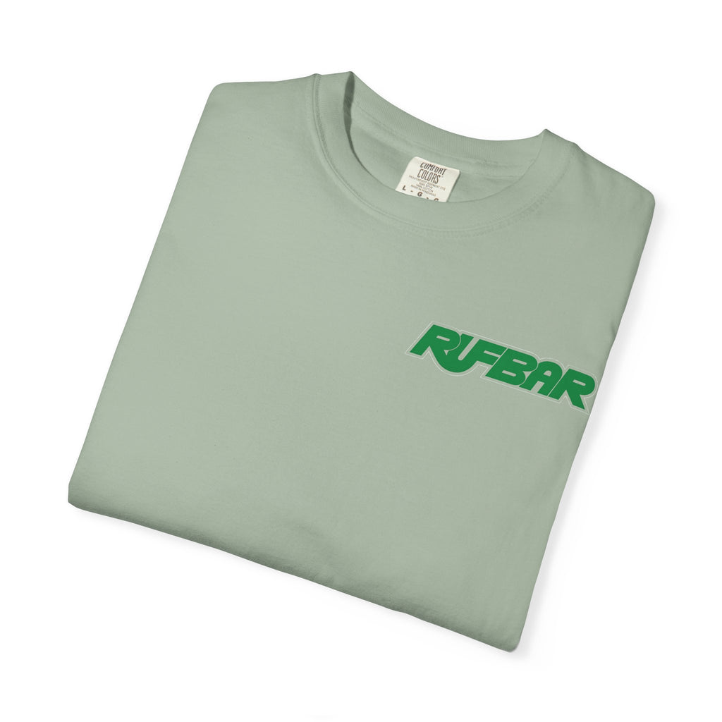 No Alibi T-Shirt — Retro Neon "Rufbar" Graphic Tee
