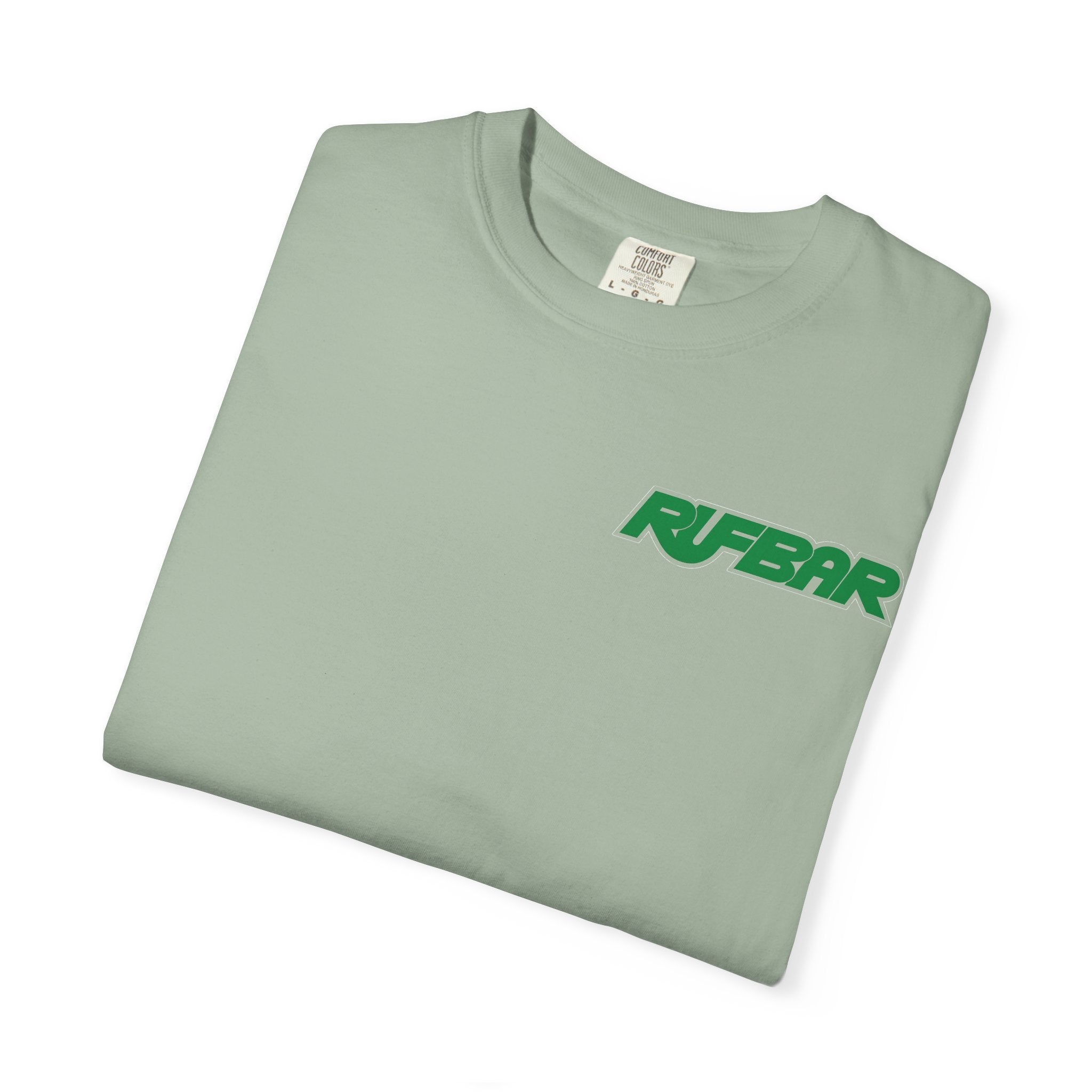 No Alibi T-Shirt — Retro Neon "Rufbar" Graphic Tee