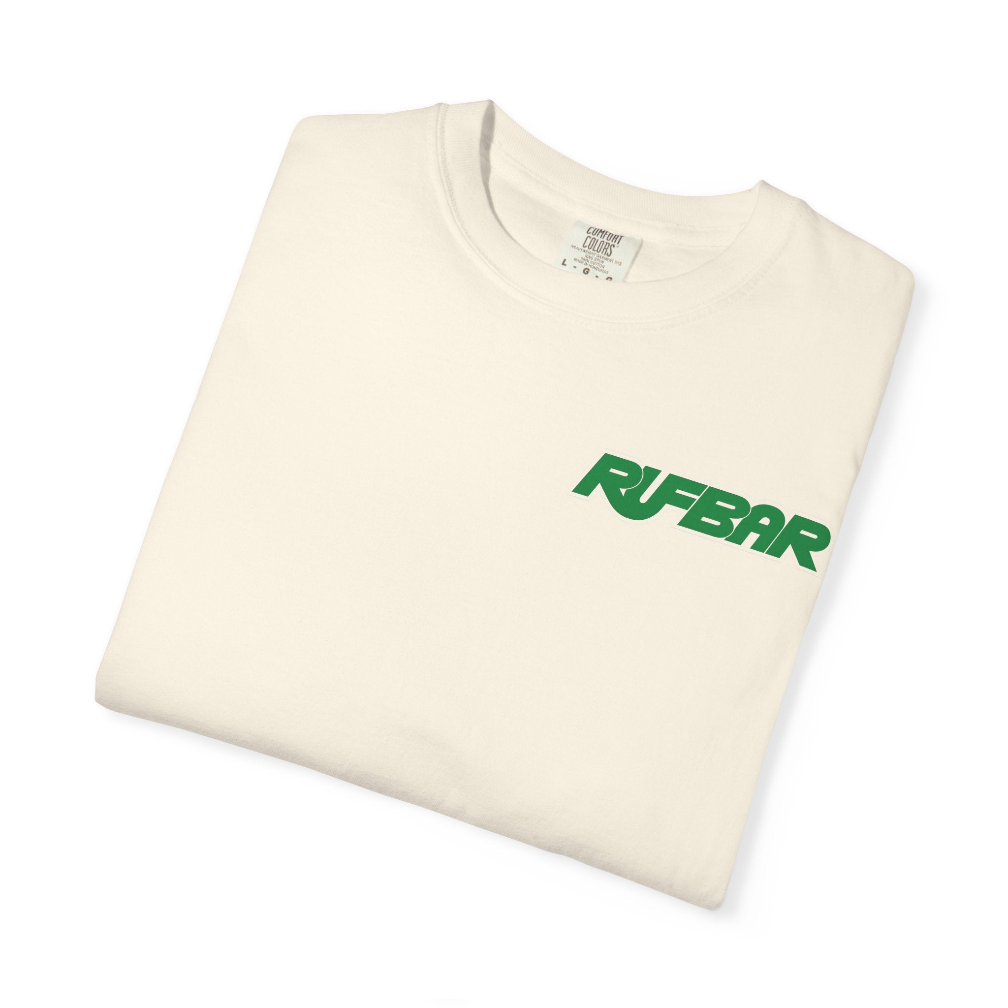 No Alibi T-Shirt — Retro Neon "Rufbar" Graphic Tee