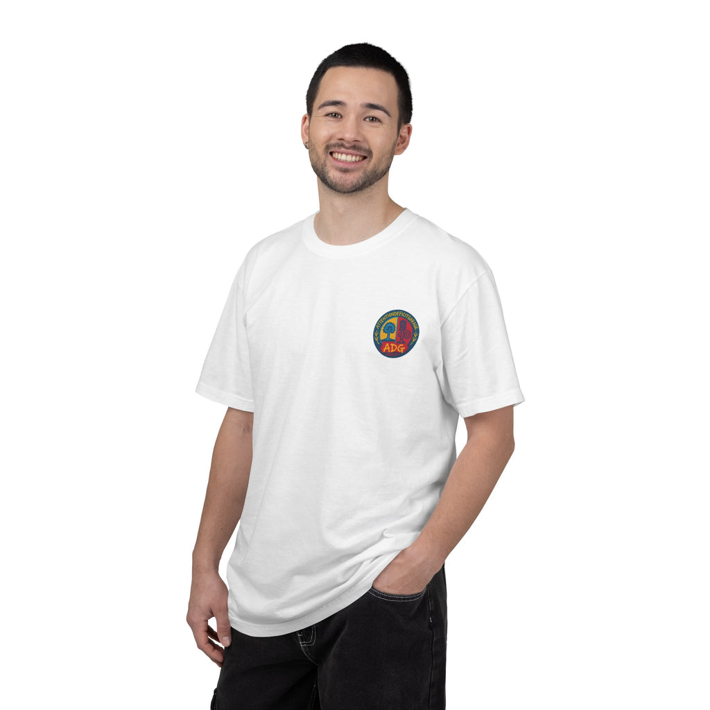 Built With German Engineering Tee – Porsche Crest Graffiti Shirt by Attention Deficit Garage