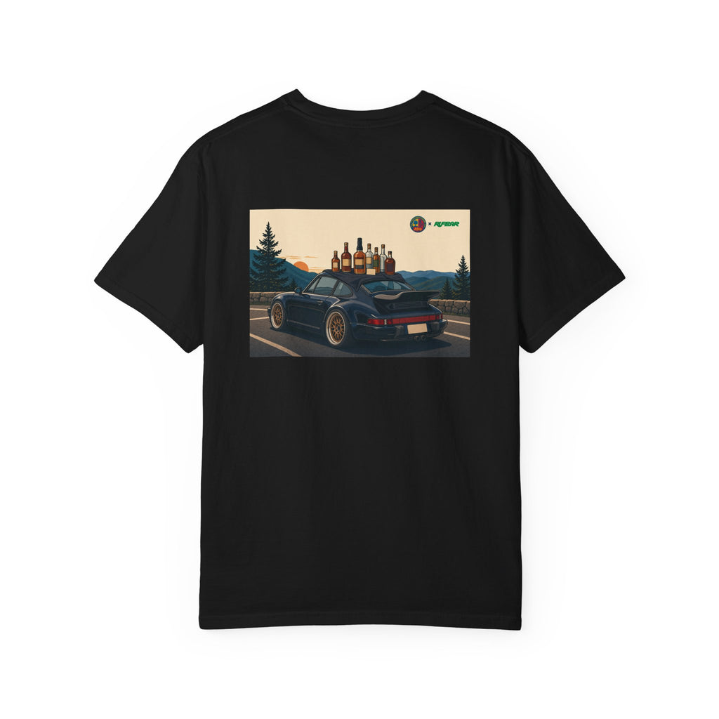 Car Meet T-Shirt — Vintage Roadster Sunset Graphic Tee
