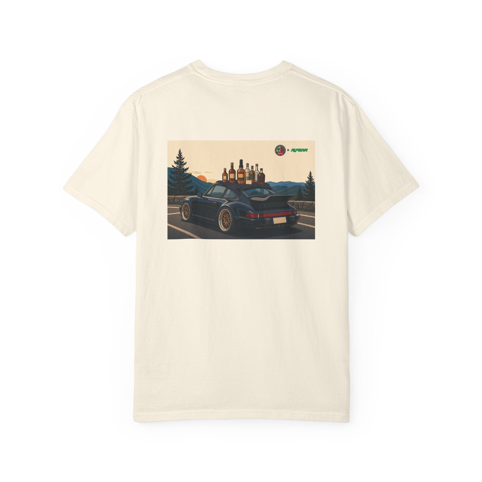 Car Meet T-Shirt — Vintage Roadster Sunset Graphic Tee