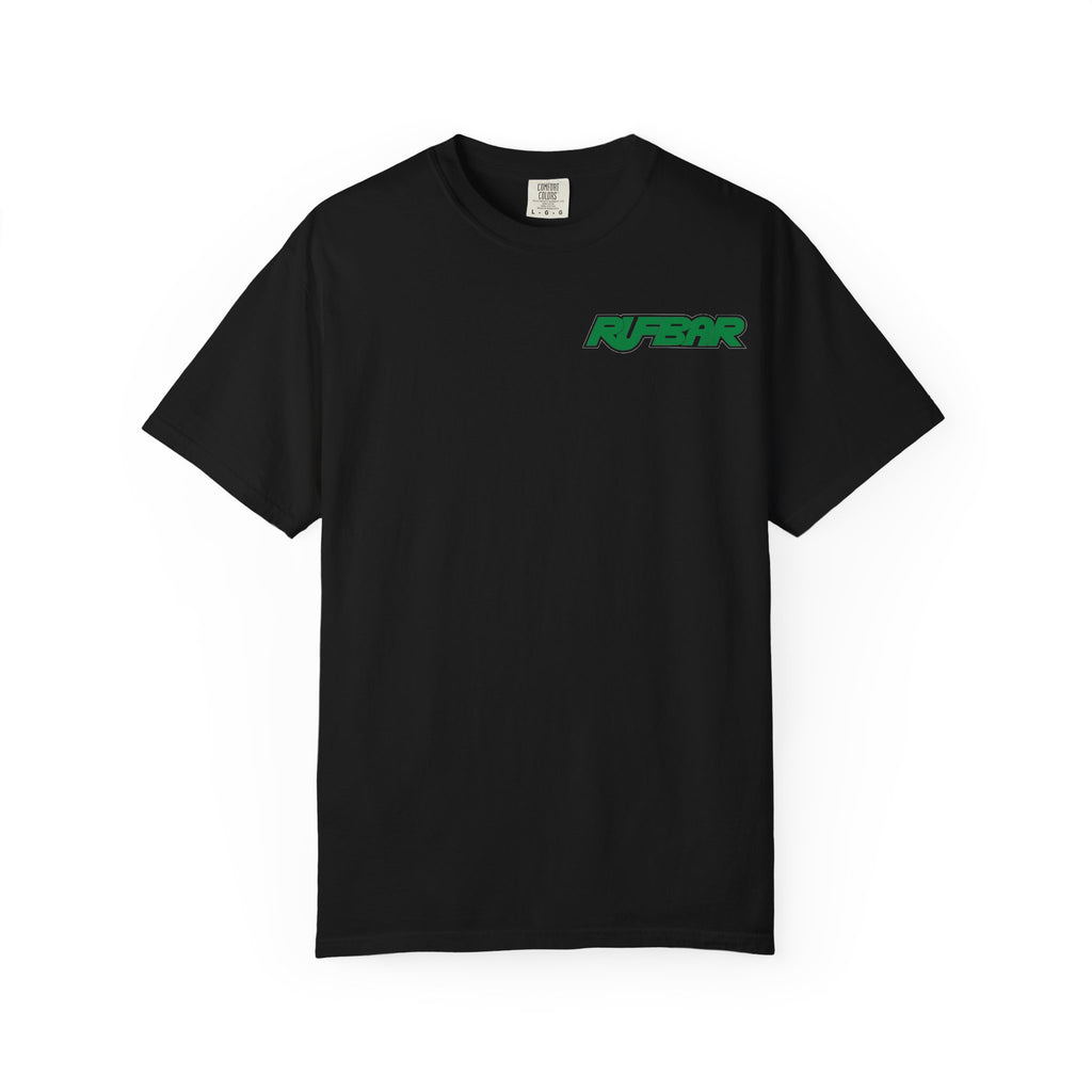 No Alibi T-Shirt — Retro Neon "Rufbar" Graphic Tee
