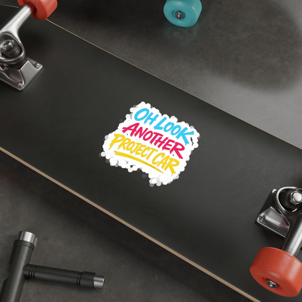 Oh Look Another Project Car Die-Cut Sticker – Attention Deficit Garage