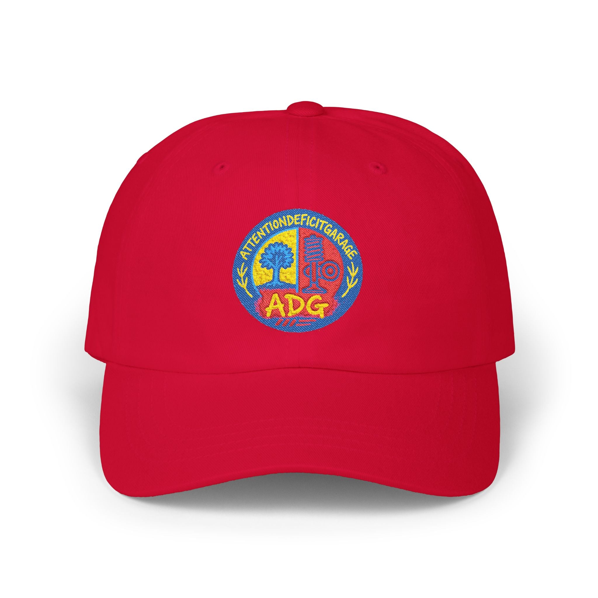 ADG Logo Dad Hat – Attention Deficit Garage Car Culture Cap