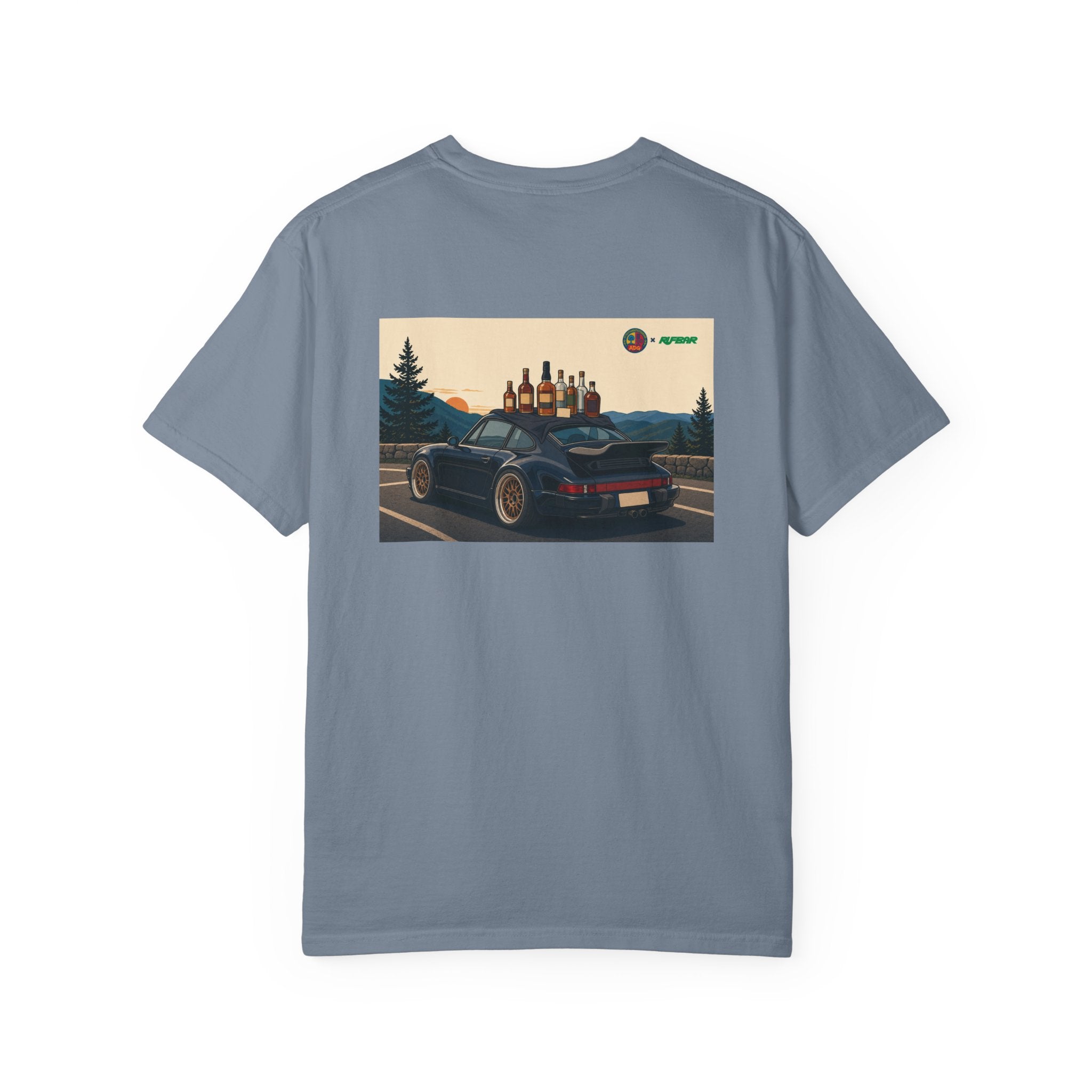 Car Meet T-Shirt — Vintage Roadster Sunset Graphic Tee