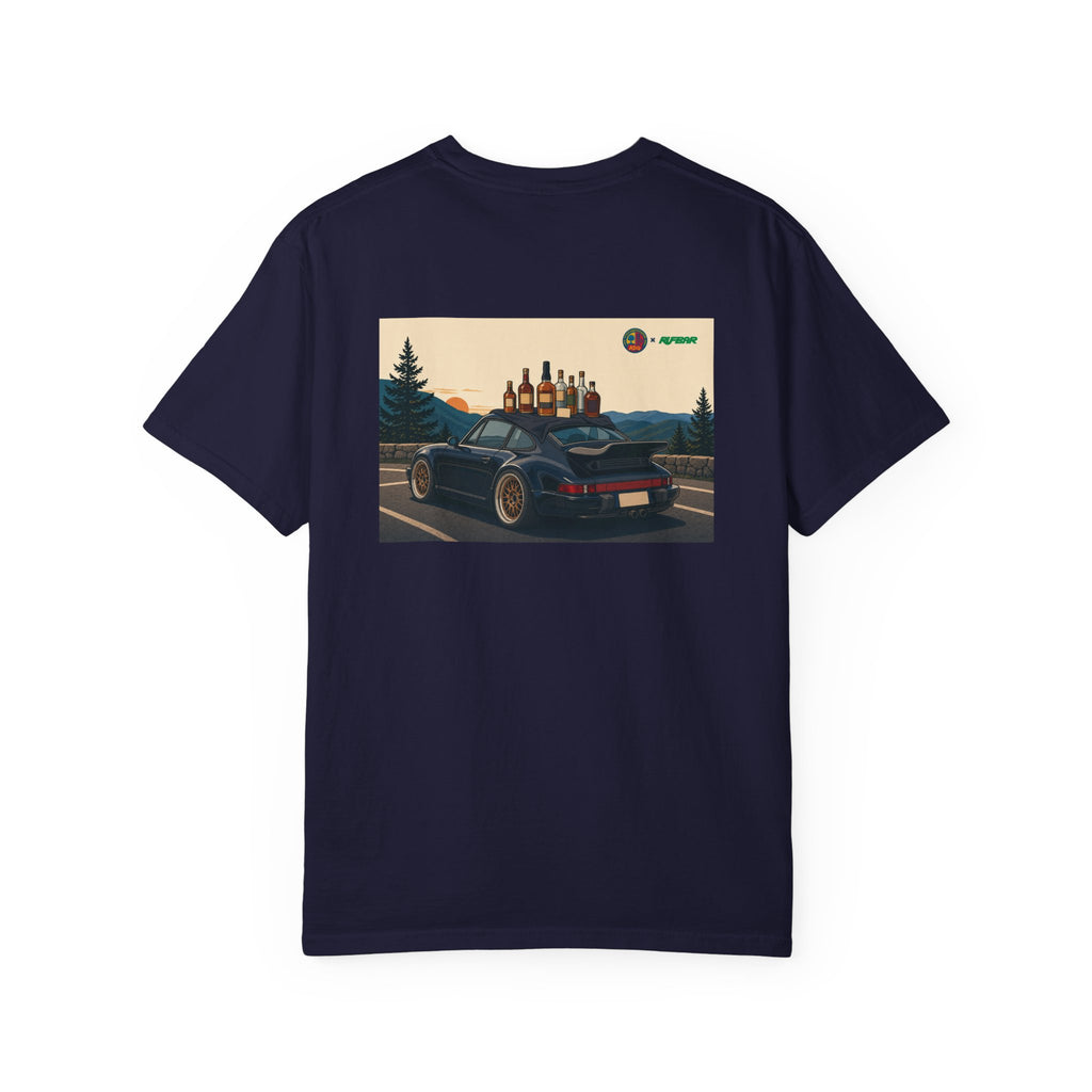 Car Meet T-Shirt — Vintage Roadster Sunset Graphic Tee