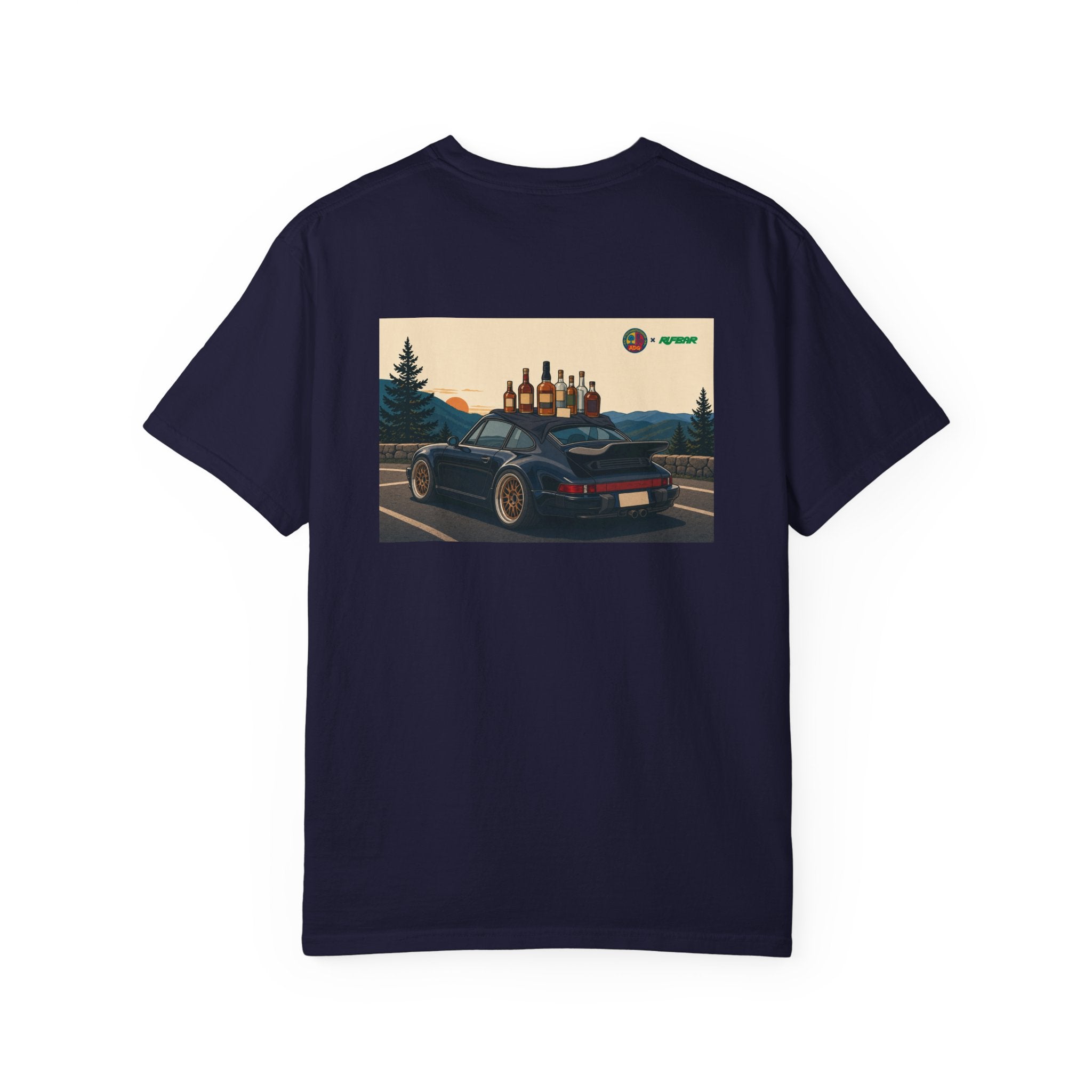 Car Meet T-Shirt — Vintage Roadster Sunset Graphic Tee