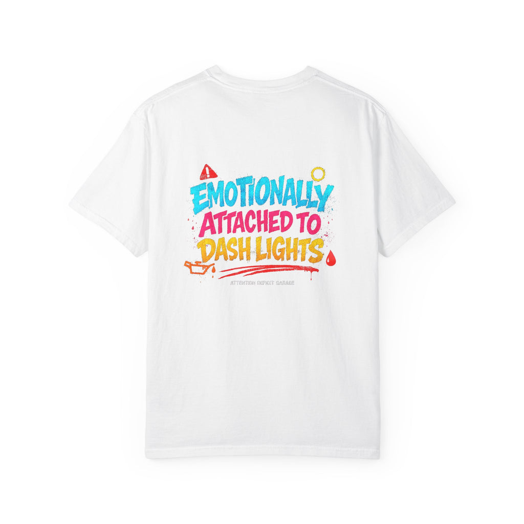 Emotionally Attached to Dash Lights Tee – German Car Shirt by Attention Deficit Garage