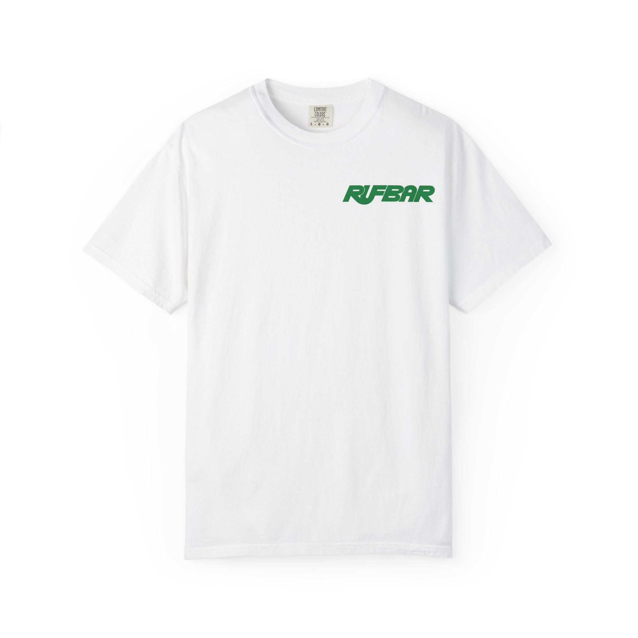 No Alibi T-Shirt — Retro Neon "Rufbar" Graphic Tee