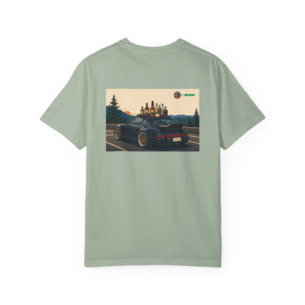 Car Meet T-Shirt — Vintage Roadster Sunset Graphic Tee