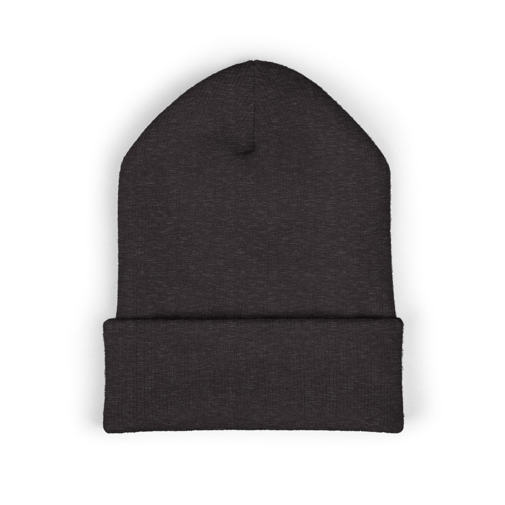Embroidered 'RUFBAR' Cuffed Beanie — Cozy Knit Winter Hat
