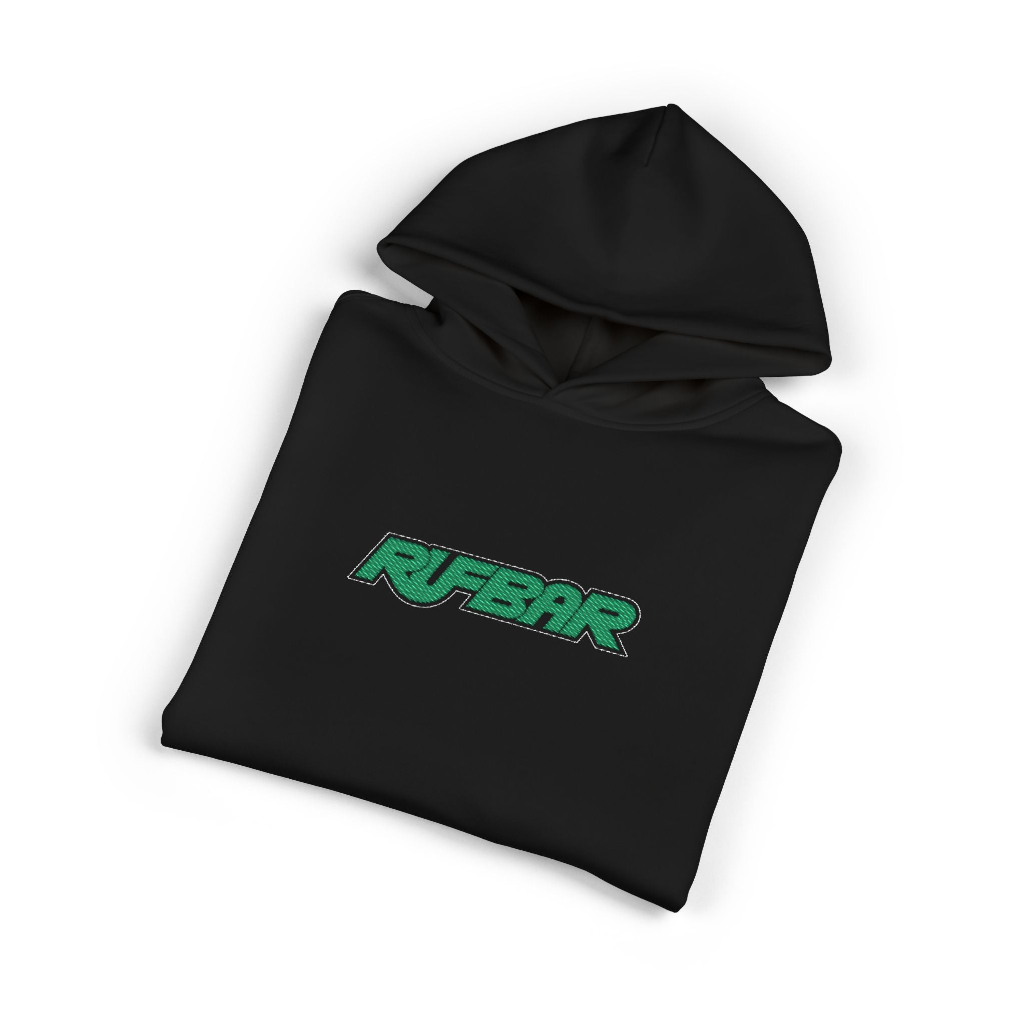 Relaxed Hoodie - 'RUFBAR' Green  Logo Streetwear Hoodie