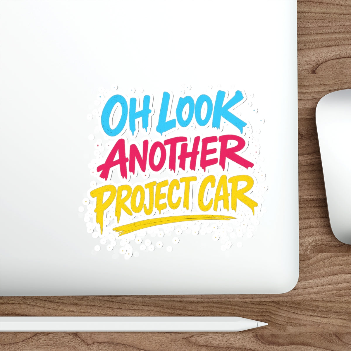 Oh Look Another Project Car Die-Cut Sticker – Attention Deficit Garage