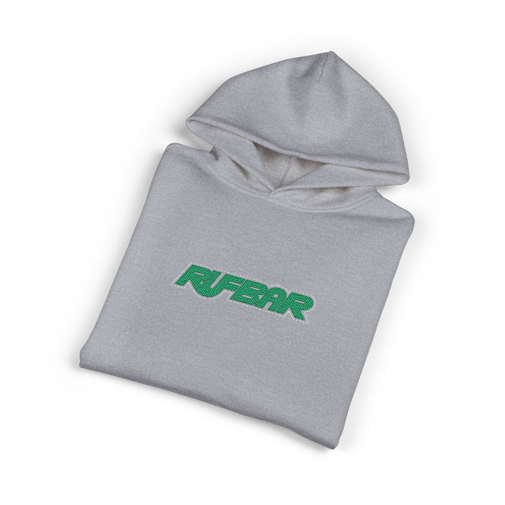 Relaxed Hoodie - 'RUFBAR' Green  Logo Streetwear Hoodie