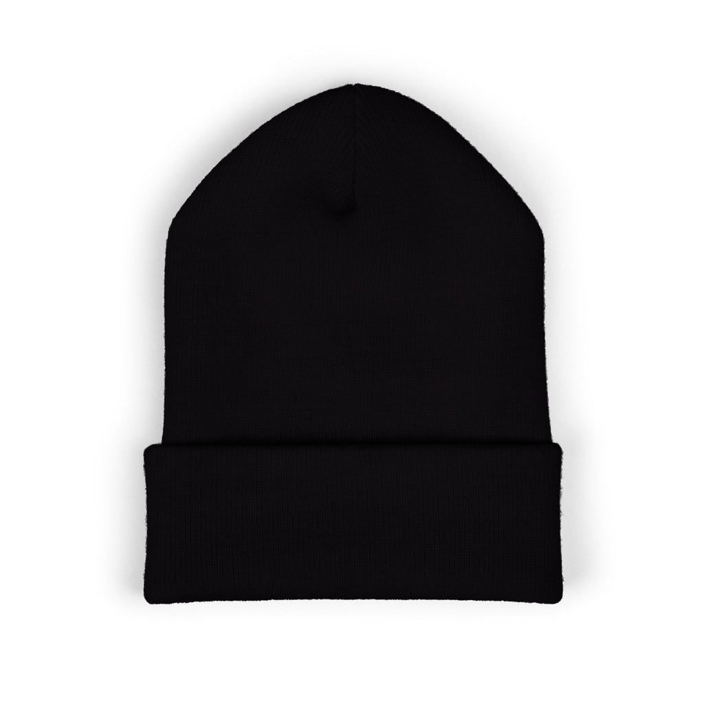 Embroidered 'RUFBAR' Cuffed Beanie — Cozy Knit Winter Hat