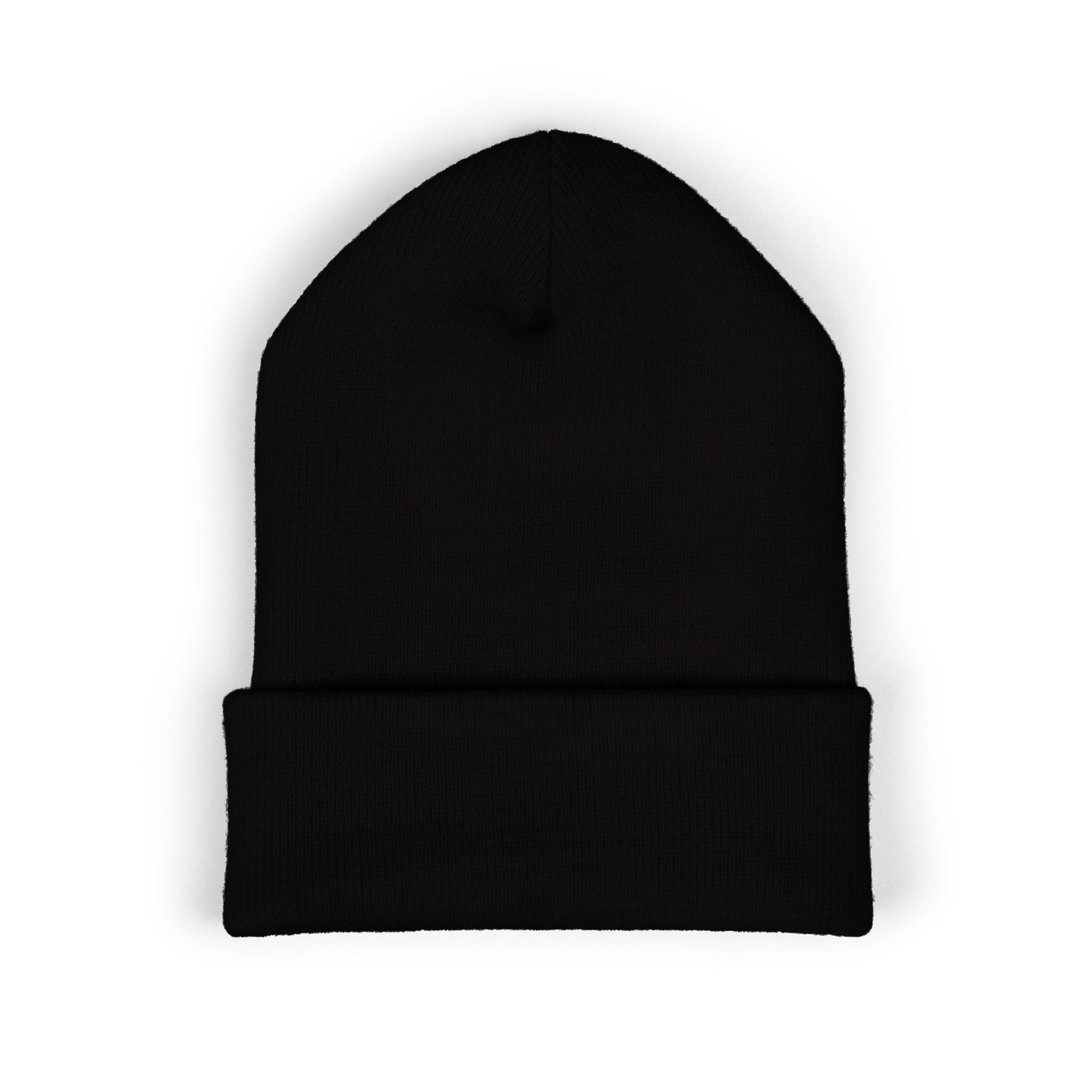 Embroidered 'RUFBAR' Cuffed Beanie — Cozy Knit Winter Hat