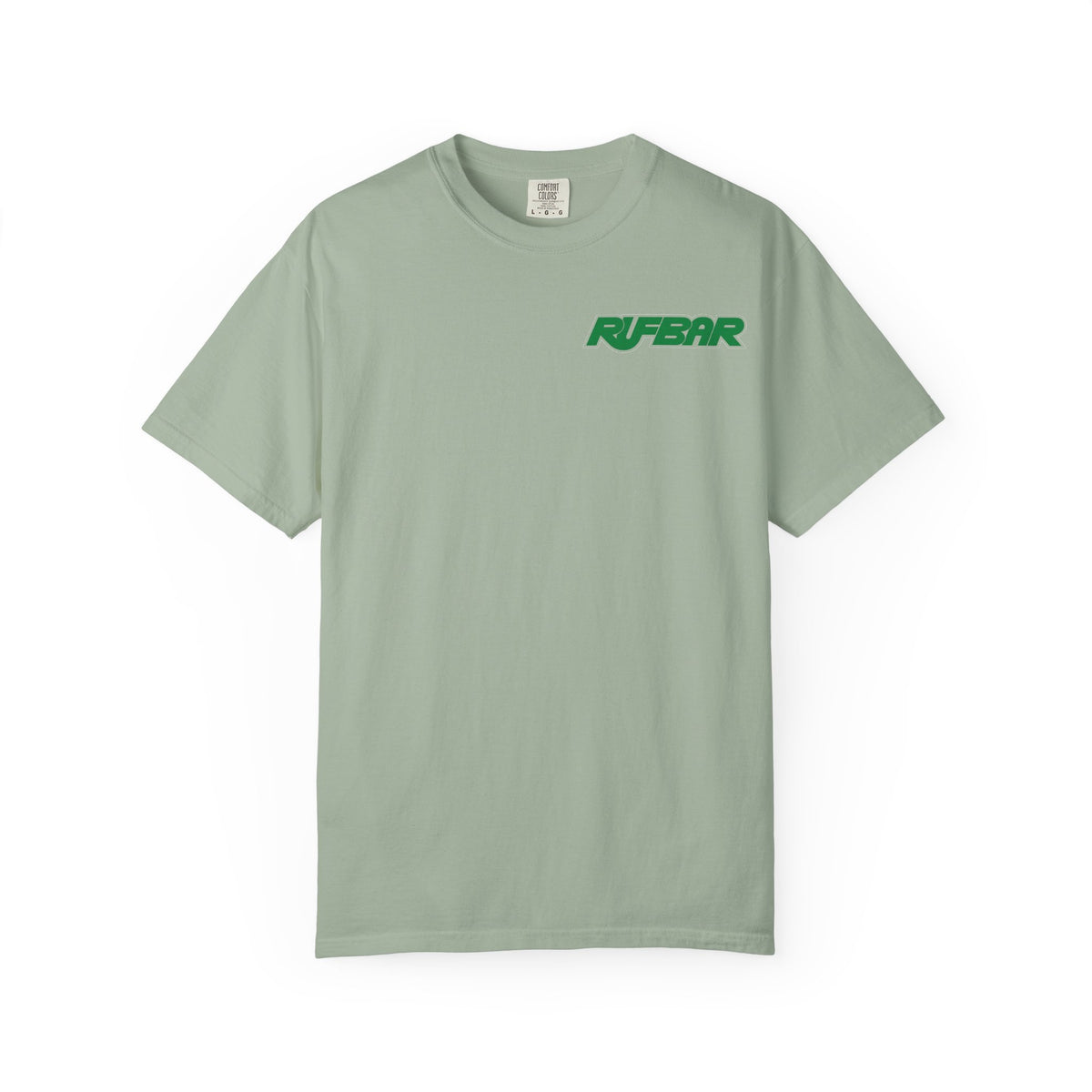No Alibi T-Shirt — Retro Neon "Rufbar" Graphic Tee