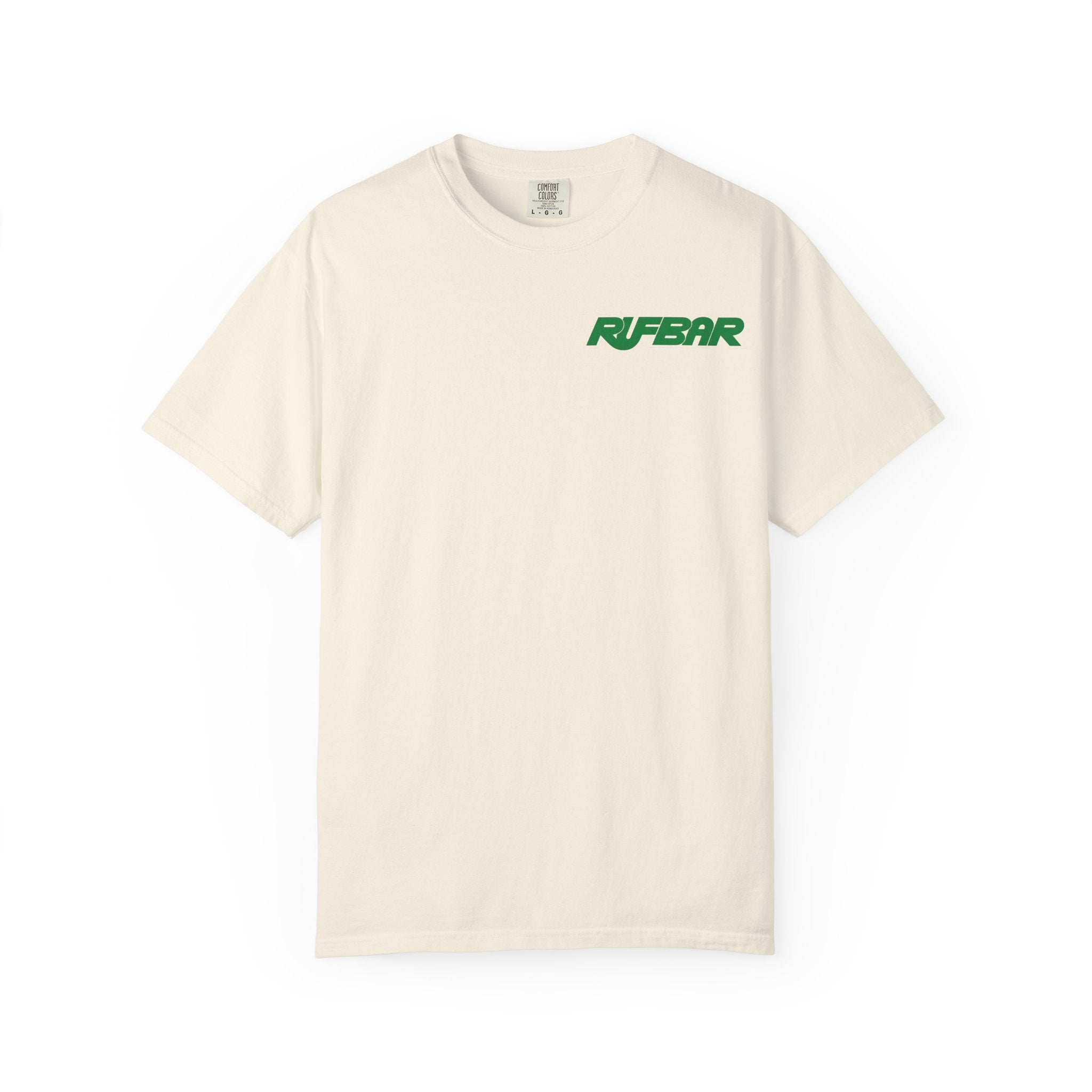 No Alibi T-Shirt — Retro Neon "Rufbar" Graphic Tee