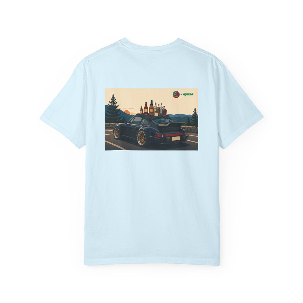 Car Meet T-Shirt — Vintage Roadster Sunset Graphic Tee
