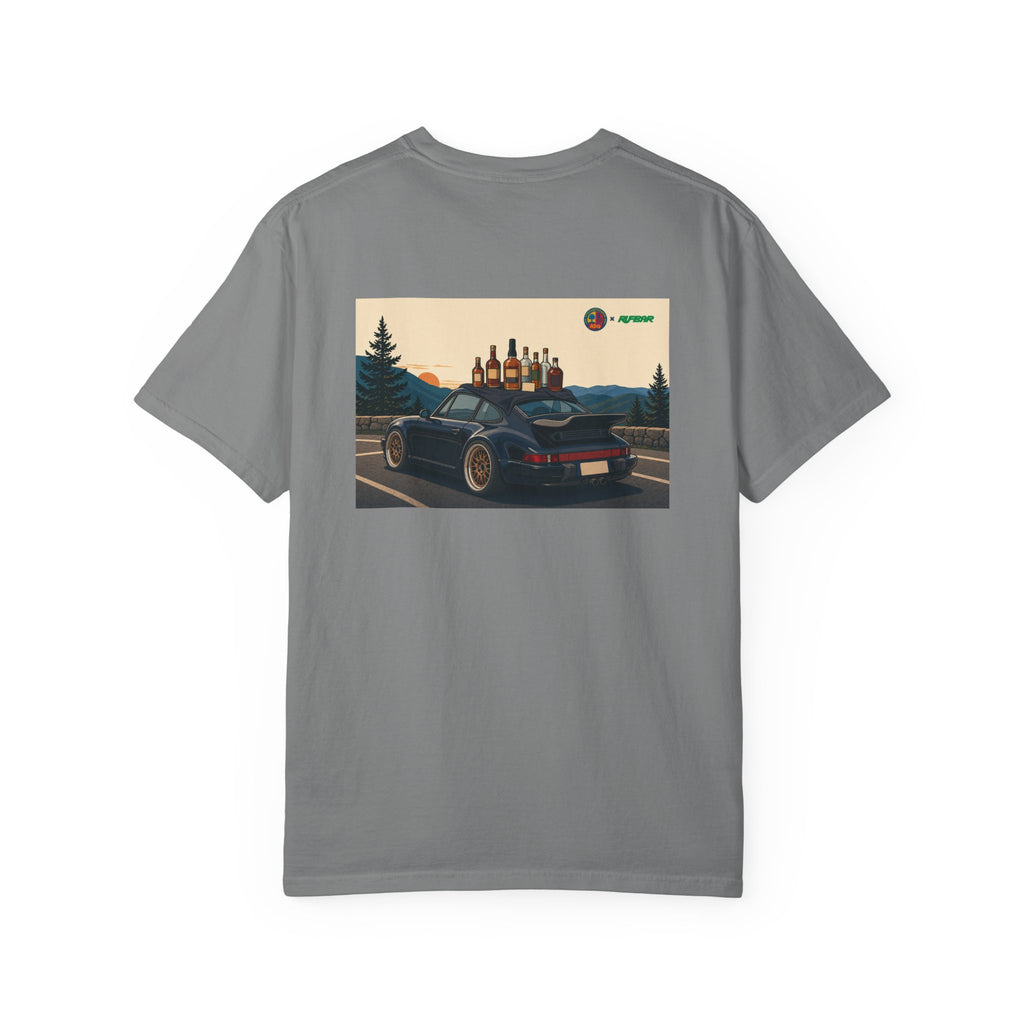 Car Meet T-Shirt — Vintage Roadster Sunset Graphic Tee