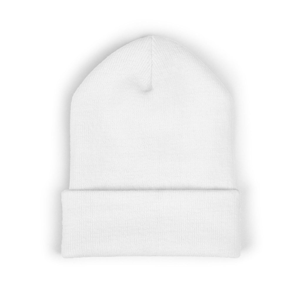 Embroidered 'RUFBAR' Cuffed Beanie — Cozy Knit Winter Hat