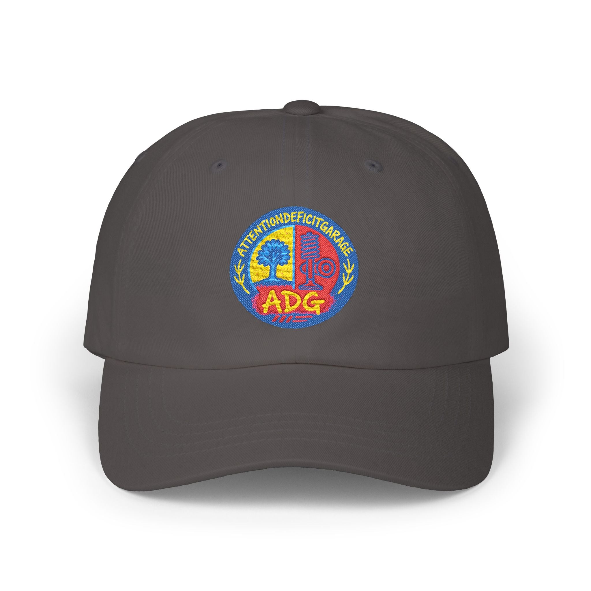 ADG Logo Dad Hat – Attention Deficit Garage Car Culture Cap