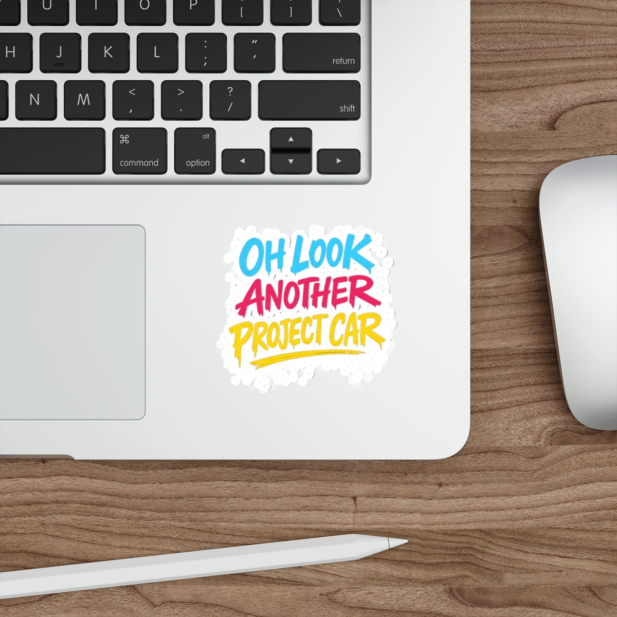Oh Look Another Project Car Die-Cut Sticker – Attention Deficit Garage