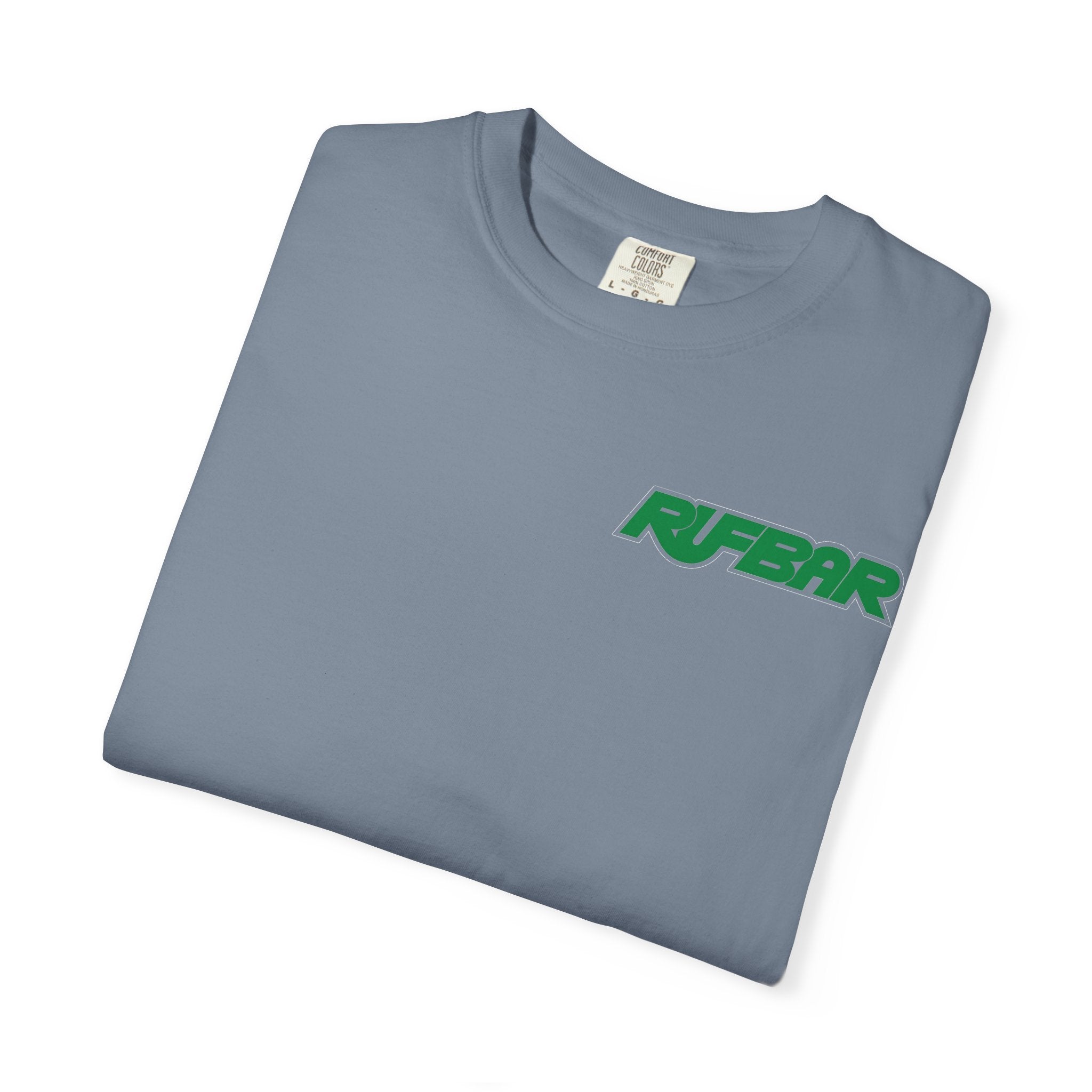 No Alibi T-Shirt — Retro Neon "Rufbar" Graphic Tee