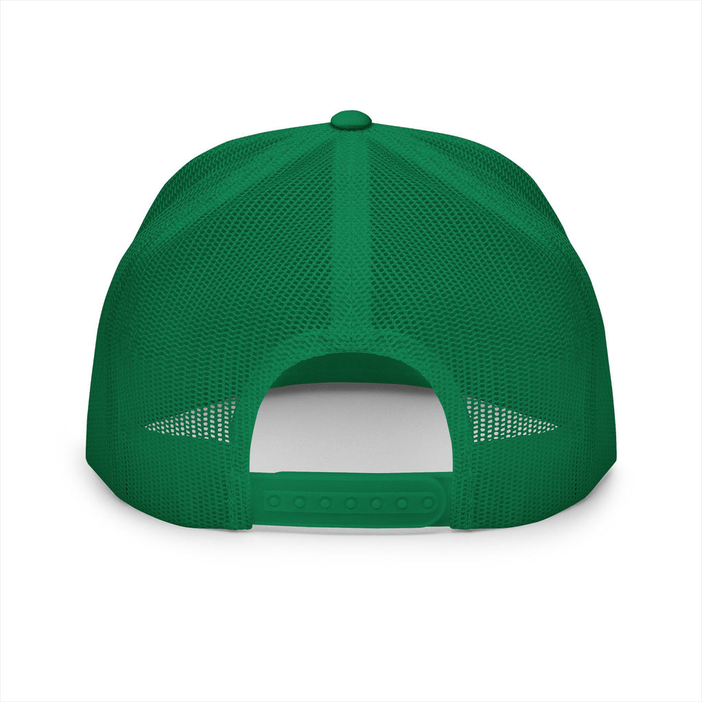 RUFBAR Trucker Cap — Retro Green Logo Mesh Snapback