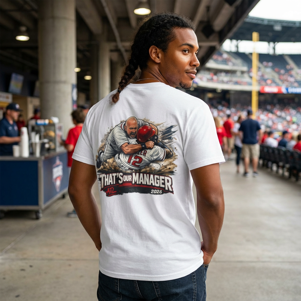 Braves Baseball Manager T-Shirt — "That’s Our Manager" Fan Tee Soler fight