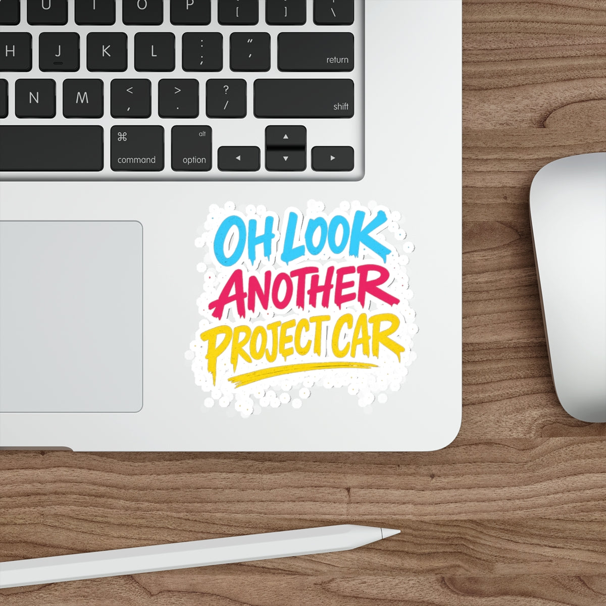 Oh Look Another Project Car Die-Cut Sticker – Attention Deficit Garage