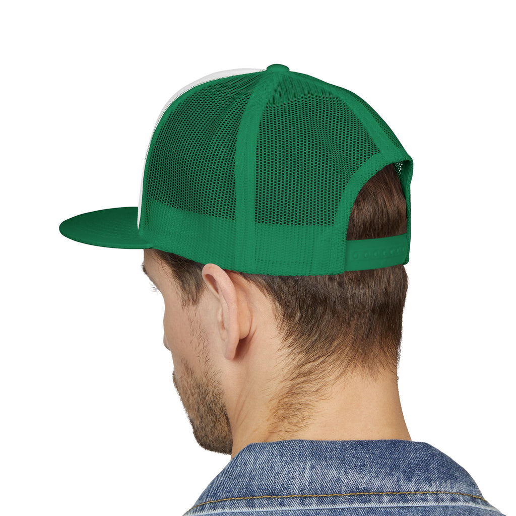 RUFBAR Trucker Cap — Retro Green Logo Mesh Snapback