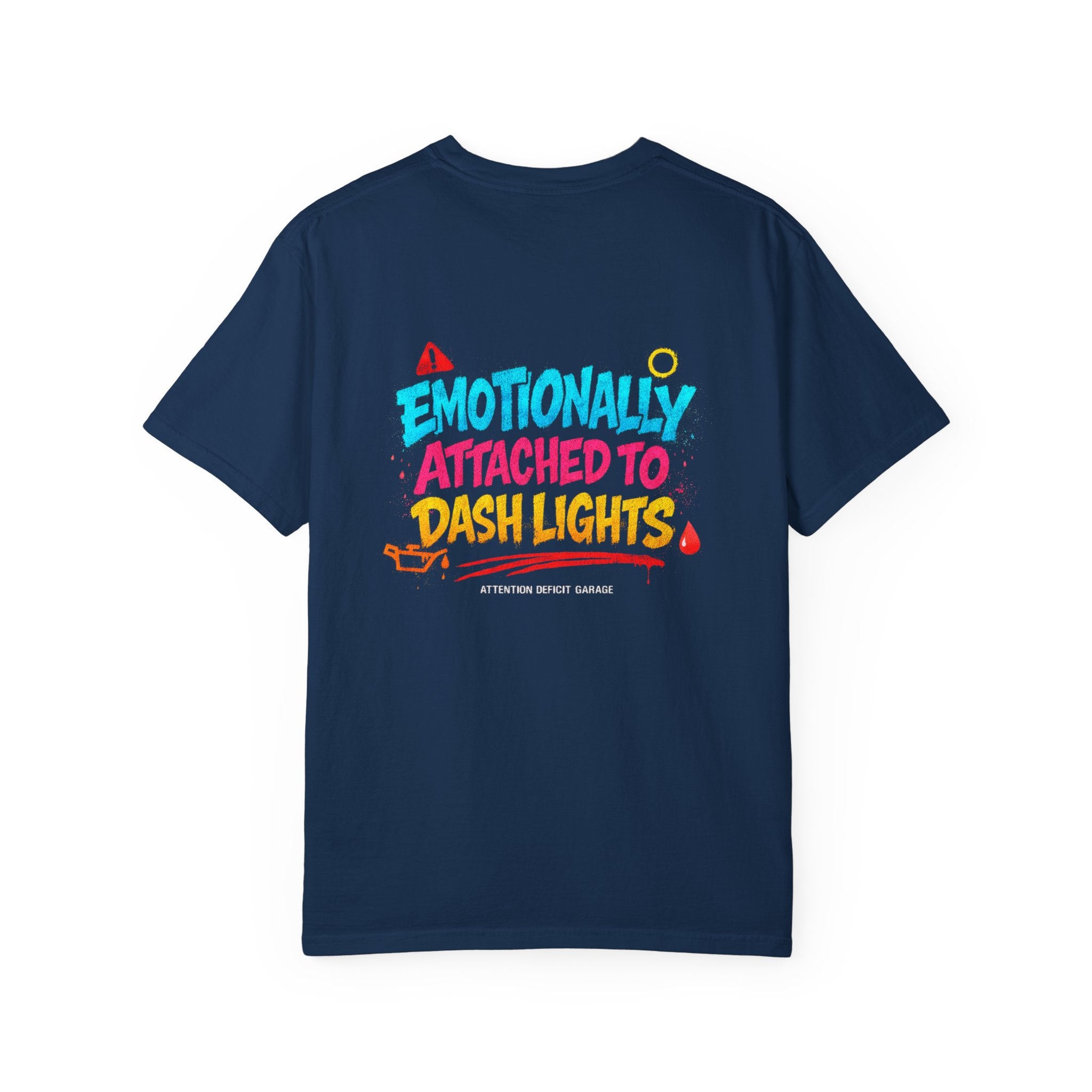 Emotionally Attached to Dash Lights Tee – German Car Shirt by Attention Deficit Garage