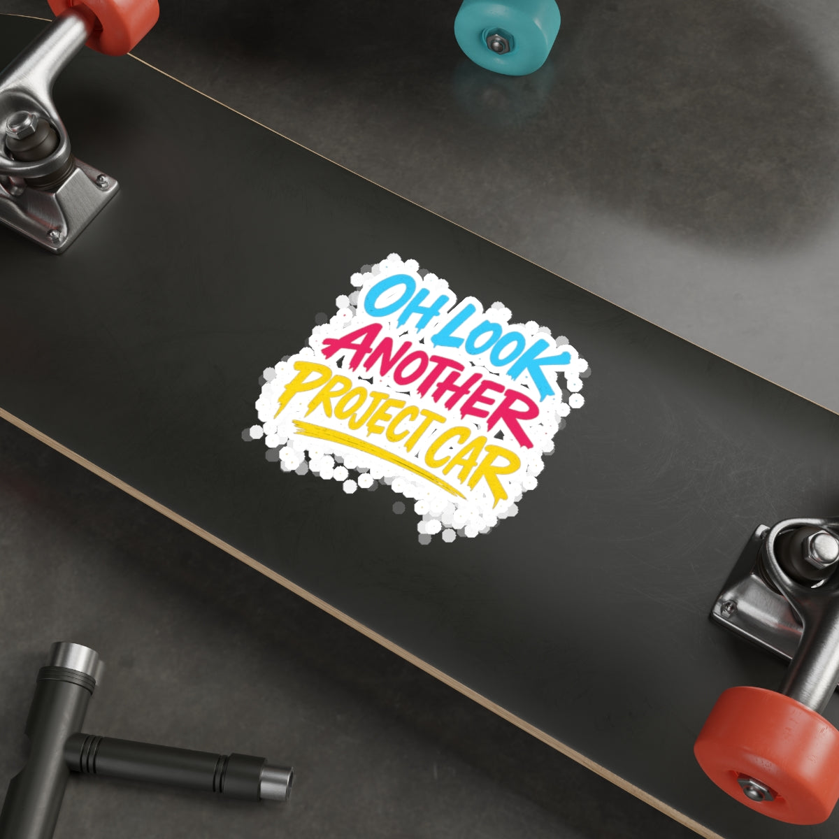 Oh Look Another Project Car Die-Cut Sticker – Attention Deficit Garage