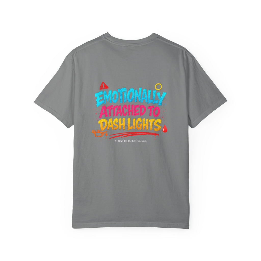 Emotionally Attached to Dash Lights Tee – German Car Shirt by Attention Deficit Garage