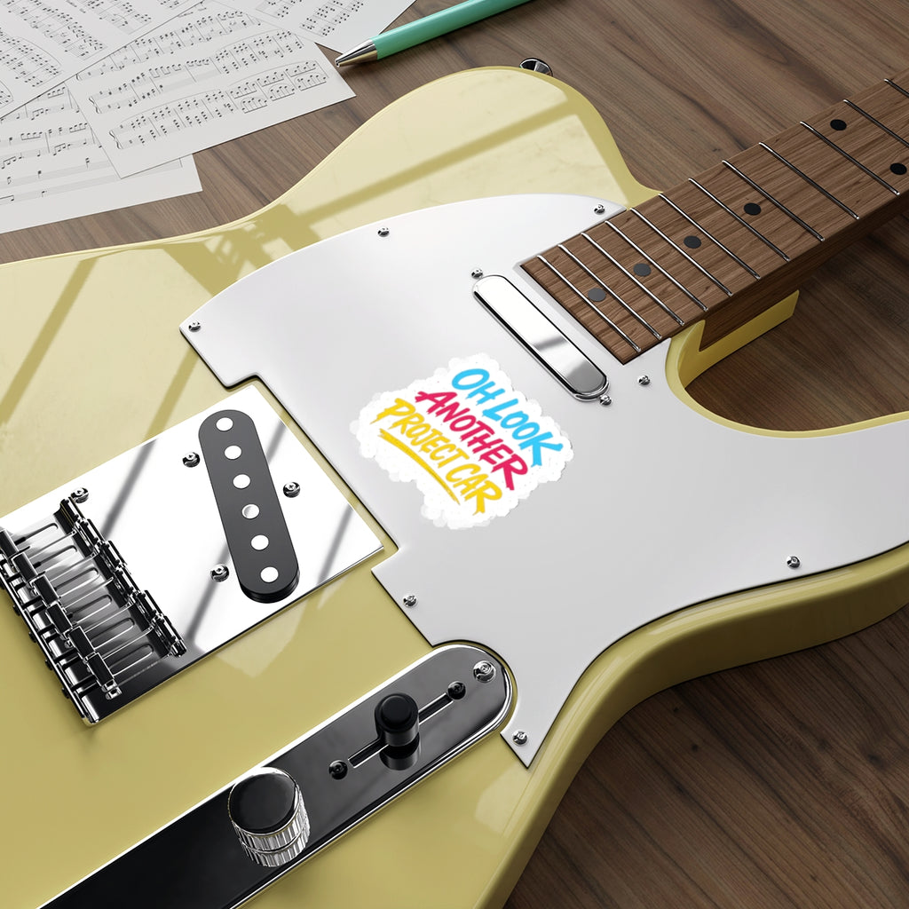 Oh Look Another Project Car Die-Cut Sticker – Attention Deficit Garage