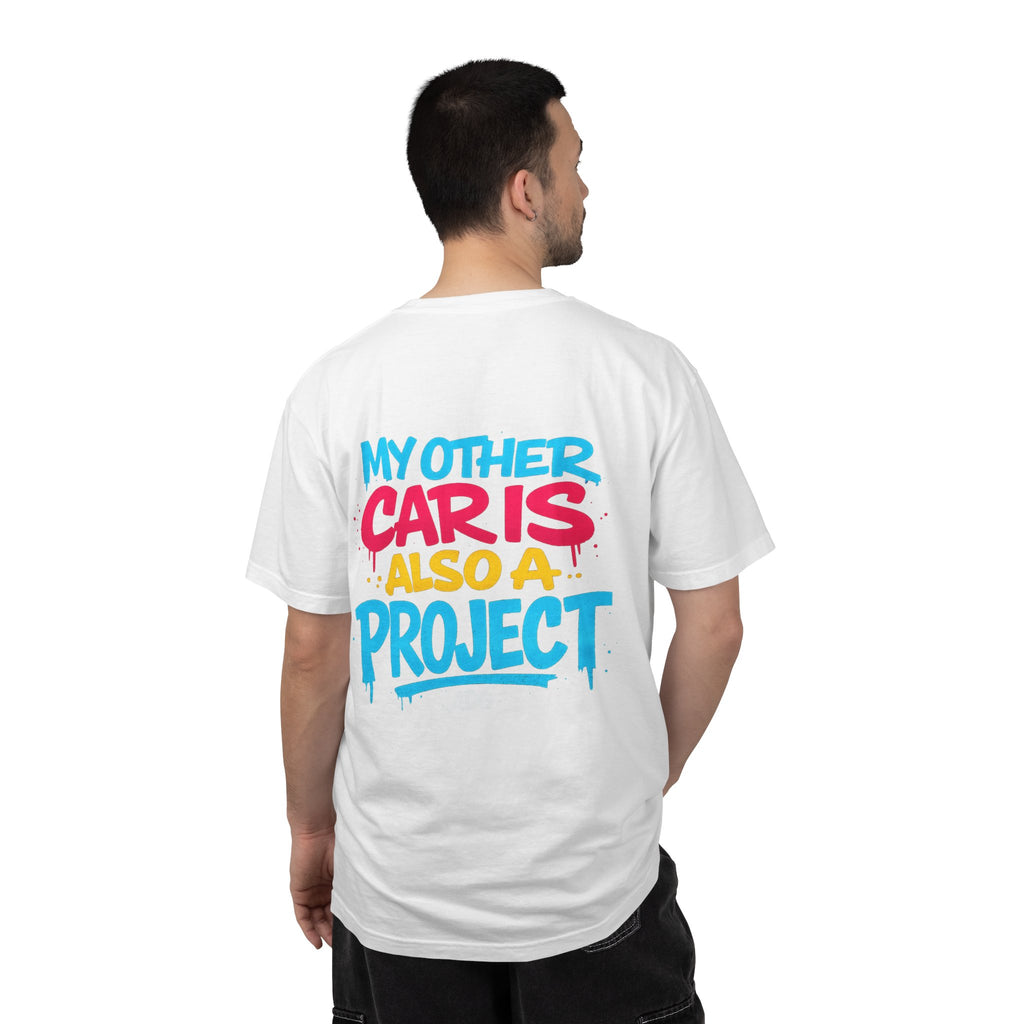 My Other Car Is Also a Project Tee – Multi-Project Shirt by Attention Deficit Garage